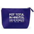 Gentuta Rebeca albastru, Pot totul in Hristos!